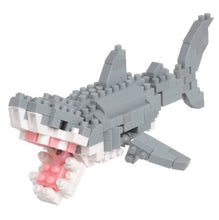 Load image into Gallery viewer, Nanoblock Requin Blanc — Le Roi des Océans en Version Micro-Briques 🦈🌊