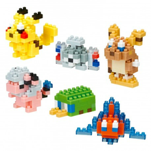 Load image into Gallery viewer, Nanoblock Pokémon - Pack complet de 6 (Type Électrique)