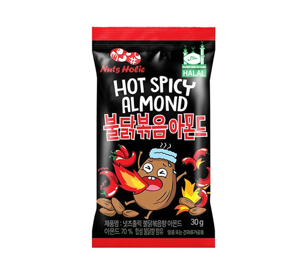Amandes hot spicy - épicé 30G (NUTS HOLIC)