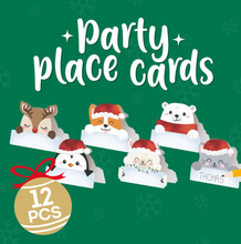 Load image into Gallery viewer, Set de 12 Marque-Places de Noël ( LEGAMI )