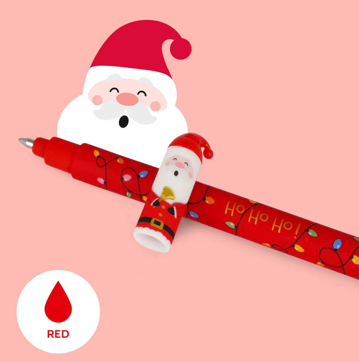 Lot De 3 Stylos à Encre Gel Effaçable - Motifs Noël (Père Noël, Renne, Elfe) | Écriture Lisse Pour Enfants/Adultes - 5