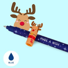 Charger l'image dans la galerie, Set de 3 Stylos à Encre Gel Effaçable - Erasable Pen - NOËL (LEGAMI)