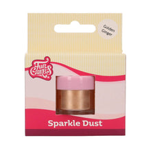 Load image into Gallery viewer, FunCakes Glitter Food Powder - Golden Ginger