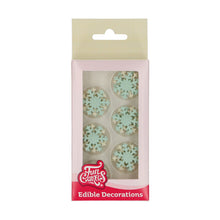 Charger l'image dans la galerie, FunCakes Décors en Sucre - Flocons de neige Bleu - Set/12