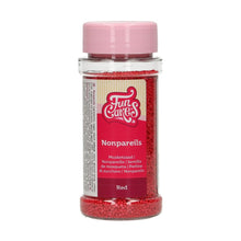 Load image into Gallery viewer, FunCakes Nonpareils - Red - 80g