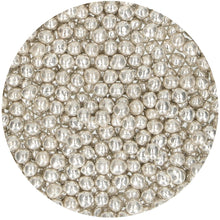Load image into Gallery viewer, FunCakes Sugar Pearls -Metallic Silver- 80g