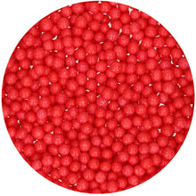 Load image into Gallery viewer, FunCakes Sugar Beads 4mm - Shiny Red - 80g