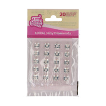 Load image into Gallery viewer, FunCakes Comestible Jelly Diamonds - Clear - pk/20

