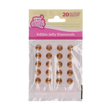 Load image into Gallery viewer, FunCakes Comestible Jelly Diamonds - Pearl Gold - pk/20

