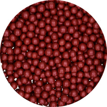 Load image into Gallery viewer, FunCakes Choco Pearls Medium - Bordeaux - 80 g
