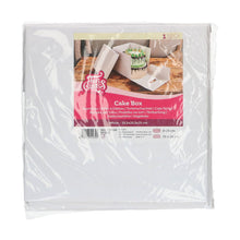 Load image into Gallery viewer, FunCakes Boîte à Gâteau Blanc - 25.5x25.5x25cm pcs/1