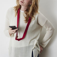 Load image into Gallery viewer, Tour de cou/bandoulière smartphone universelle en tissu - (2 couleurs disponibles, aléatoire)