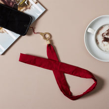 Load image into Gallery viewer, Tour de cou/bandoulière smartphone universelle en tissu - (2 couleurs disponibles, aléatoire)