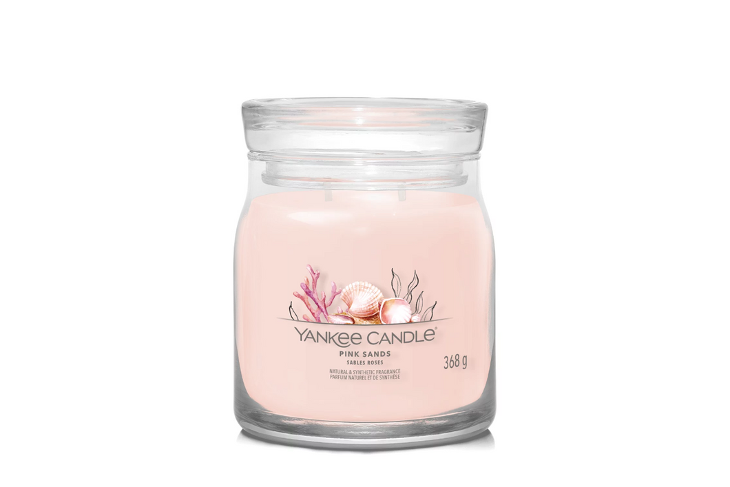 Bougie moyenne jarre Pink Sands - Sables Roses (YANKEE CANDLE) 368G