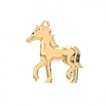 Charger l'image dans la galerie, Collier plaqué or 18 carats CHOCLI "horse" - cheval