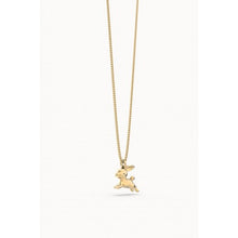 Charger l'image dans la galerie, Collier plaqué or 18 carats CHOCLI "Flying bunny" - lapin