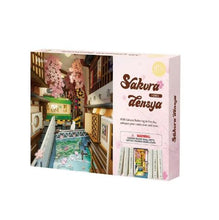Load image into Gallery viewer, DIY Book Nook 3D - Sakura Densya (ROLIFE)