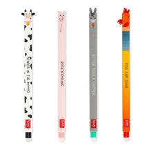 Load image into Gallery viewer, Set de 4 Stylos à encre gel effaçable - Farm sweet farm (LEGAMI)