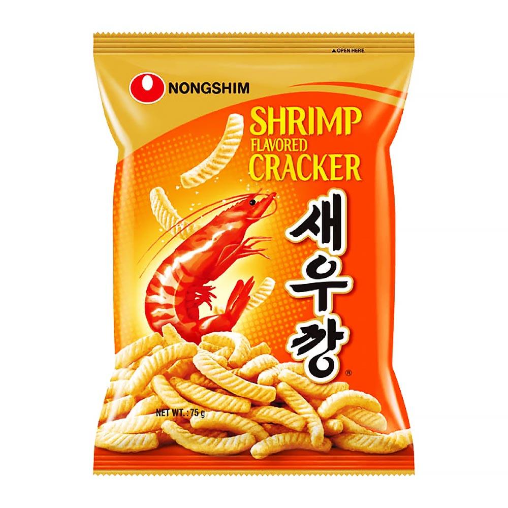 Crackers Shrimp flavoured - saveur crevette 75G (NONGSHIM)