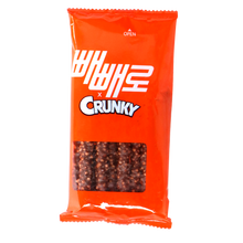 Load image into Gallery viewer, Pepero x Crunchy - crunchy chocolate cookie stick 39G (LOTTE)
