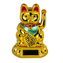 Charger l'image dans la galerie, Figurine mobile solaire chat chinois porte-bonheur 8CM - coloris aléatoire