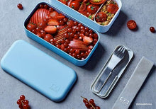 Charger l'image dans la galerie, Boîte repas bento MB Original - Bleu crystal 1L (MONBENTO)