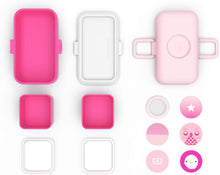 Charger l'image dans la galerie, Boîte repas bento MB Tresor enfants - Rose Litchi 0.8L (MONBENTO)