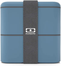Charger l'image dans la galerie, Boîte repas bento MB Square - Denim 1.7L (MONBENTO)