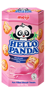 Hello Panda Cookies - Strawberry 50G (MEIJI)