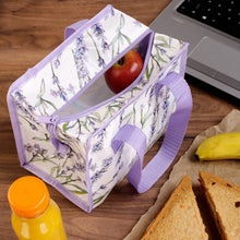 Load image into Gallery viewer, "Pick of the Bunch" Insulated Lunch Bag - Lavender Flowers