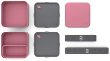 Charger l'image dans la galerie, Boîte repas bento MB Square - Rose blush 1.7L (MONBENTO)