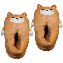 Load image into Gallery viewer, Shiba Inu Dog Slippers (One Size)