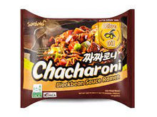 Load image into Gallery viewer, CHACHARONI NOODLES - Blackbean Sauce/Dark Soy Sauce (SAMYANG) 140G
