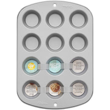 Load image into Gallery viewer, Patisse Silver-Top Mini Muffin Pan 12 Cavities
