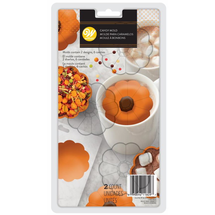 Wilton - Moule Candy Choco Bomb - Citrouille - Set/2