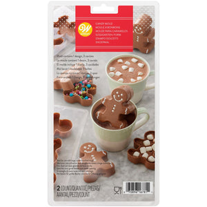 Wilton - Moule Candy Choco Bomb - Pain d'épices - Set/2