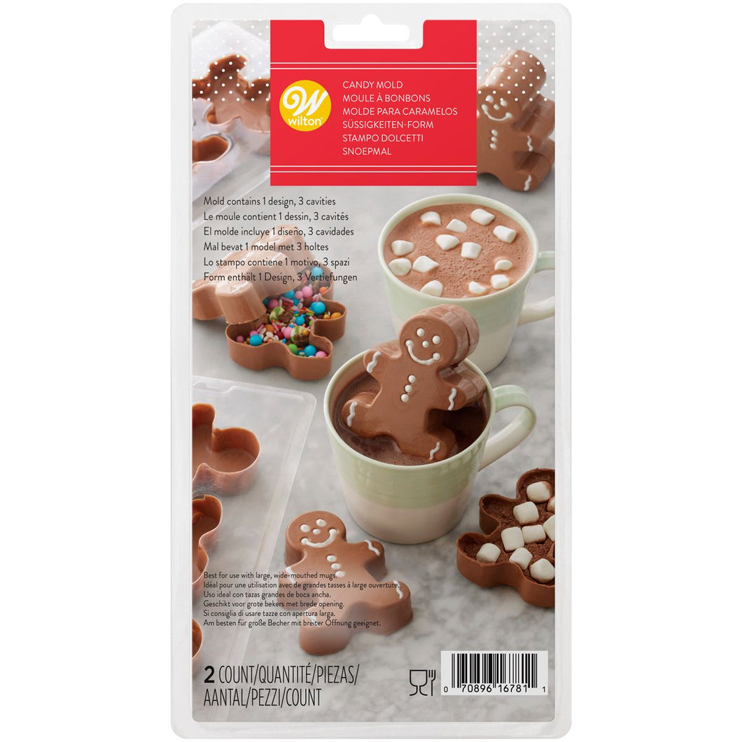 Wilton - Moule Candy Choco Bomb - Pain d'épices - Set/2