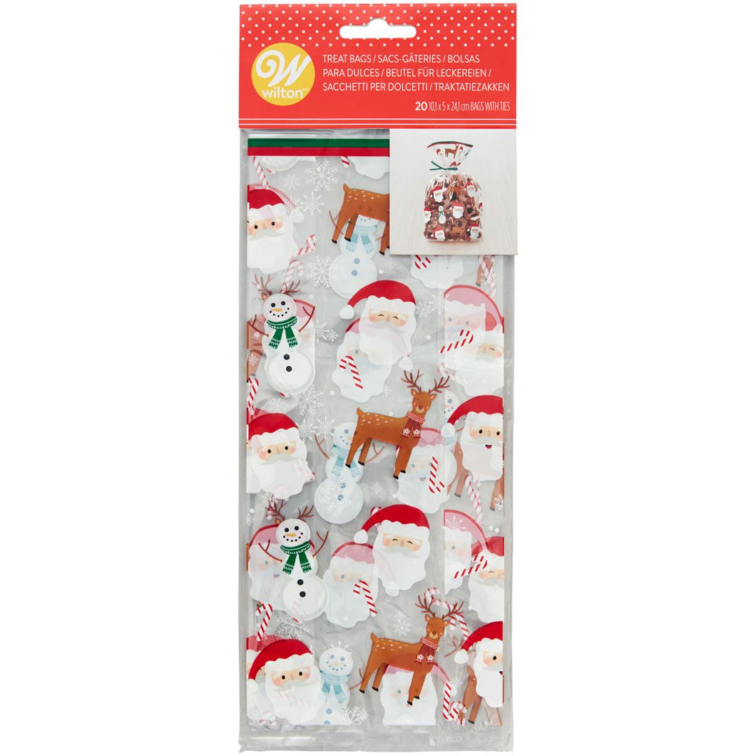 Wilton - Sacs à Friandises - Noël/Bonhomme de neige/Renne - pcs/20