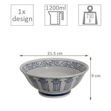 Load image into Gallery viewer, Coffret cadeau : bol à ramen + cuillère à soupe - Kotobuki Blue
