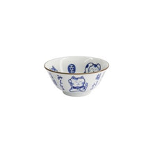 Charger l'image dans la galerie, Bol Tayo Kawaii Cat Neko Blue — détail du motif chat
