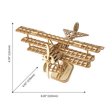 Load image into Gallery viewer, Rolife Airplane - Détail de l'hélice et du train d'atterrissage
