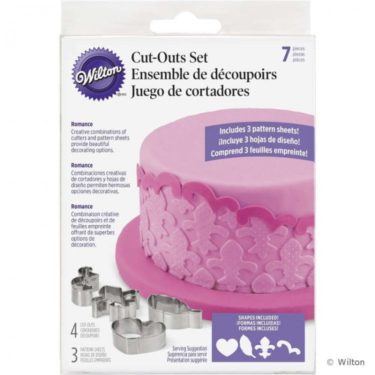 Wilton - Emporte-pièces Romance - 7/pcs