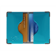 Load image into Gallery viewer, Porte-cartes 2 cartes Color Pop — bleu canard vernis
