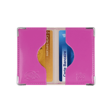 Load image into Gallery viewer, Porte-cartes 2 cartes Color Pop — fuchsia vernis
