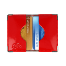 Load image into Gallery viewer, Porte-cartes 2 cartes Color Pop — rouge vernis
