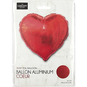 Ballon Aluminium Cœur - 45cm