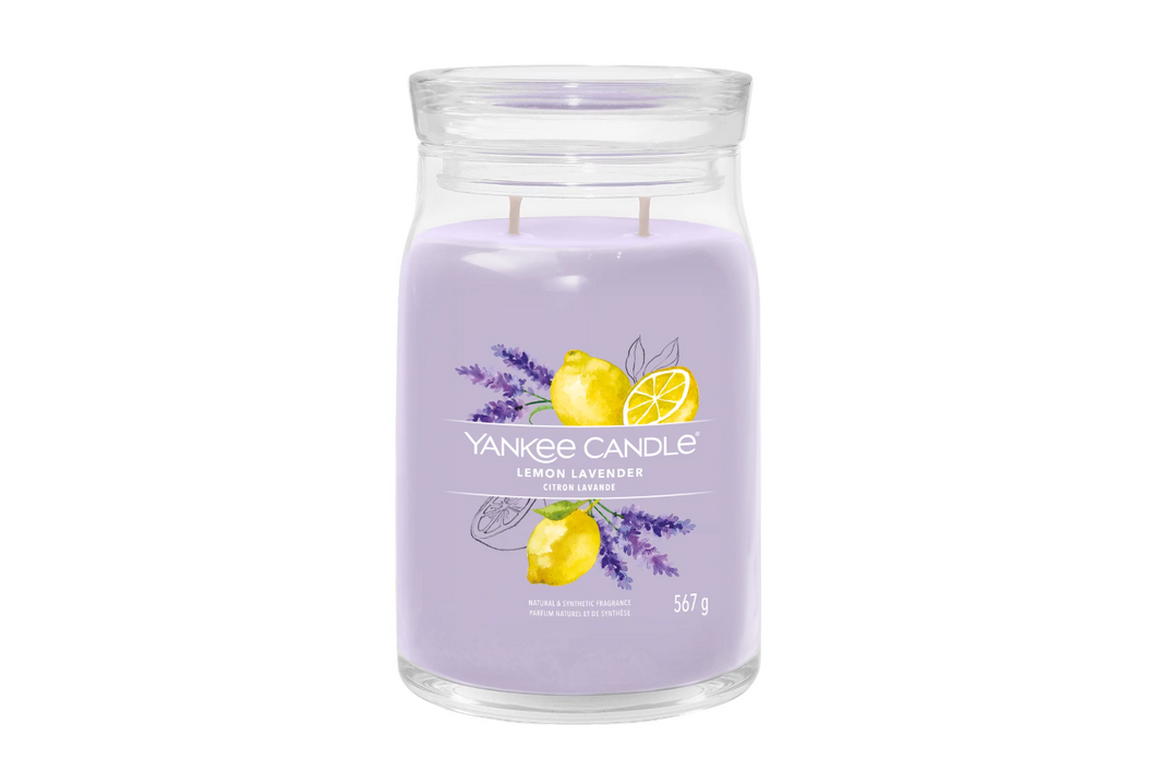 Bougie grande jarre Lemon Lavender - Citron Lavande (YANKEE CANDLE) 567G