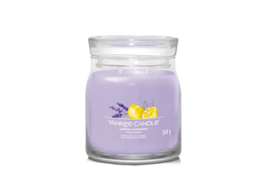 Bougie moyenne jarre Lemon Lavender - Citron Lavande (YANKEE CANDLE) 368G