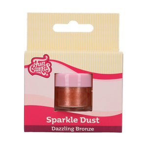 FunCakes Glitter Edible Powder - Dazzling Bronze