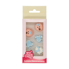 Load image into Gallery viewer, FunCakes Sugar Decorations Baby Boy Set/8
